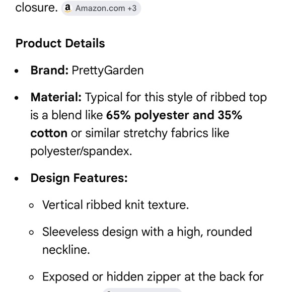 NWT PRETTYGARDEN Elegant Navy Sleeveless Long Jumpsuit, Ribbed Knit, Mock Neck - Picture 15 of 15